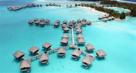 Overwater bungalows in the Philippines.